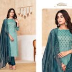 Banarasi Unstitched Salwar Suit_Pastel Sea Blue